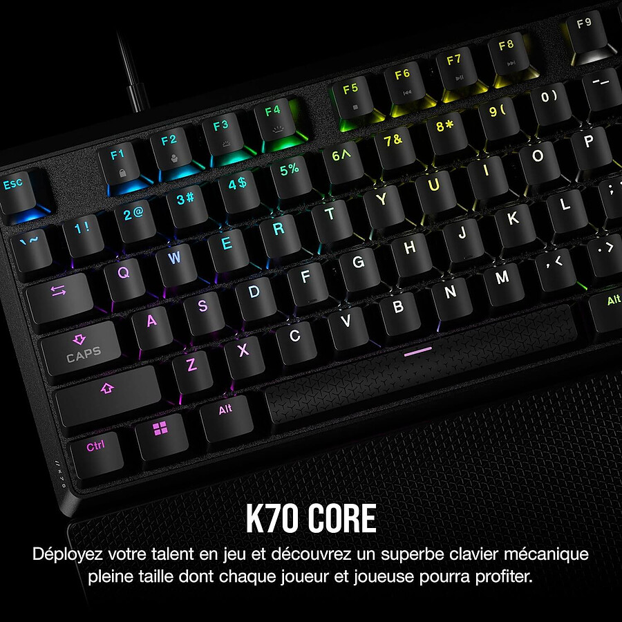 Corsair K70 Core RGB - Corsair MLX Red