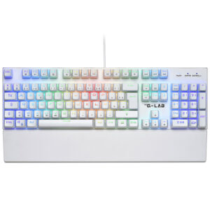 The G-Lab Keyz Rubidium - Outemu Red - Blanc