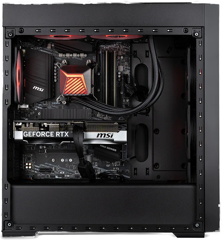 RAZORBACK — Intérieur ARGB et watercooling 240 mm