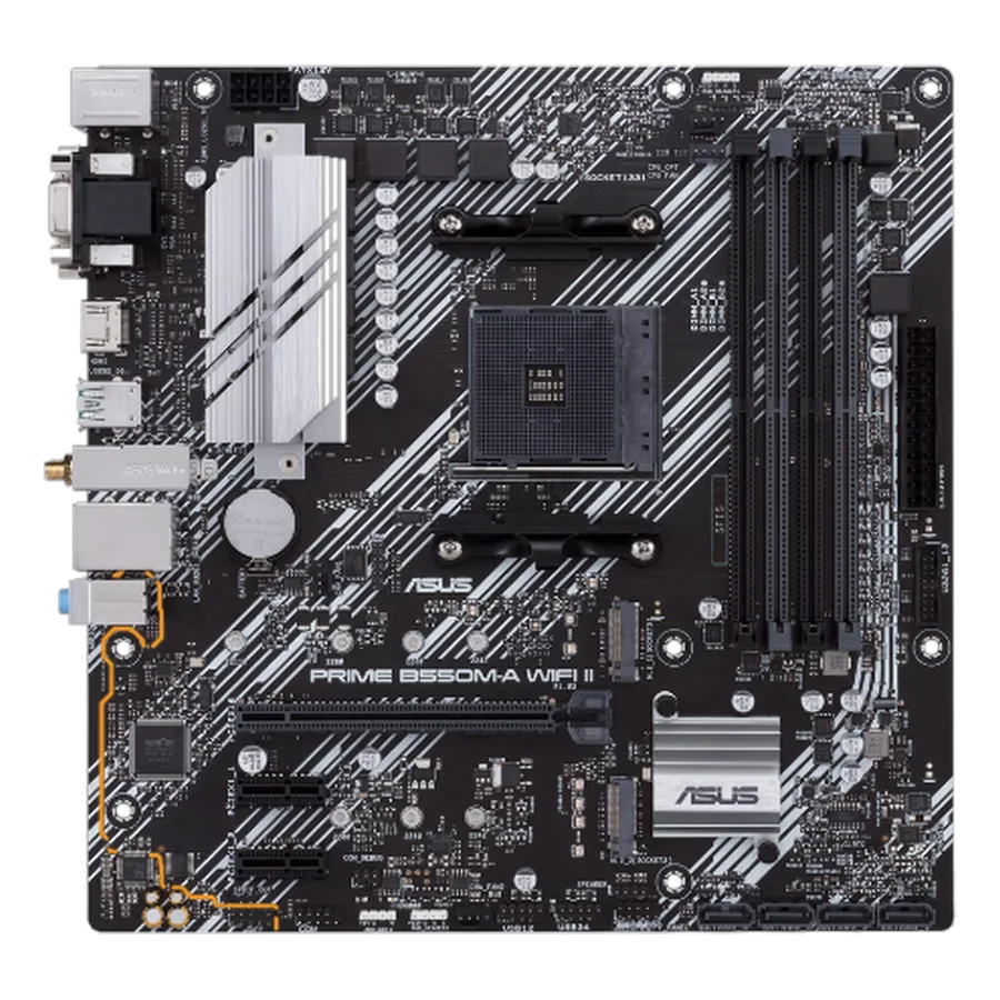 Asus Prime B550M-A II (WI-FI) — vue latérale