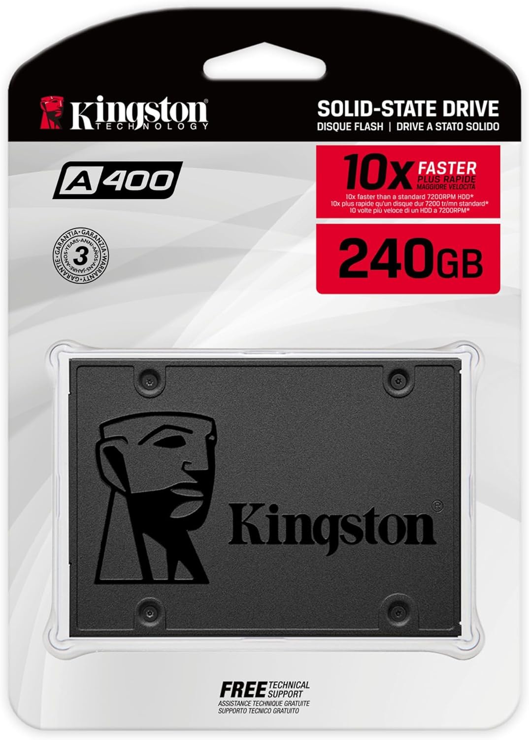 Kingston A400 240 Go — détails