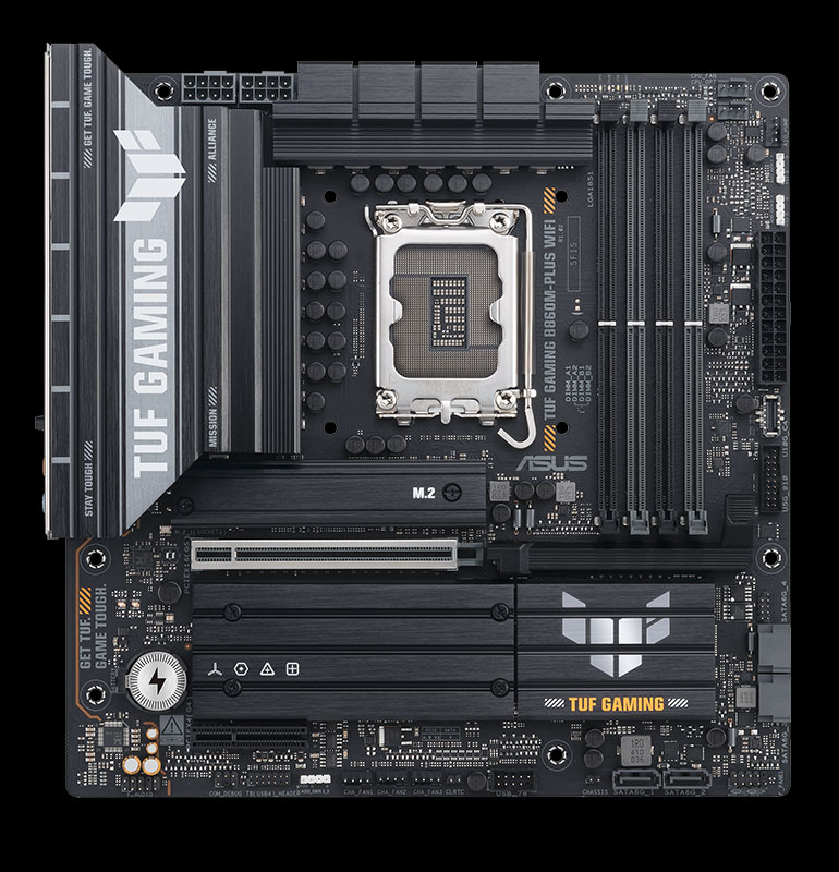 Asus TUF GAMING B860M-PLUS WIFI — vue d’ensemble