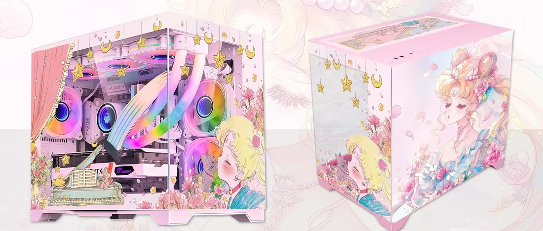 Tour PC gaming précommande Razox — Sailor Moon — Édition Pastel